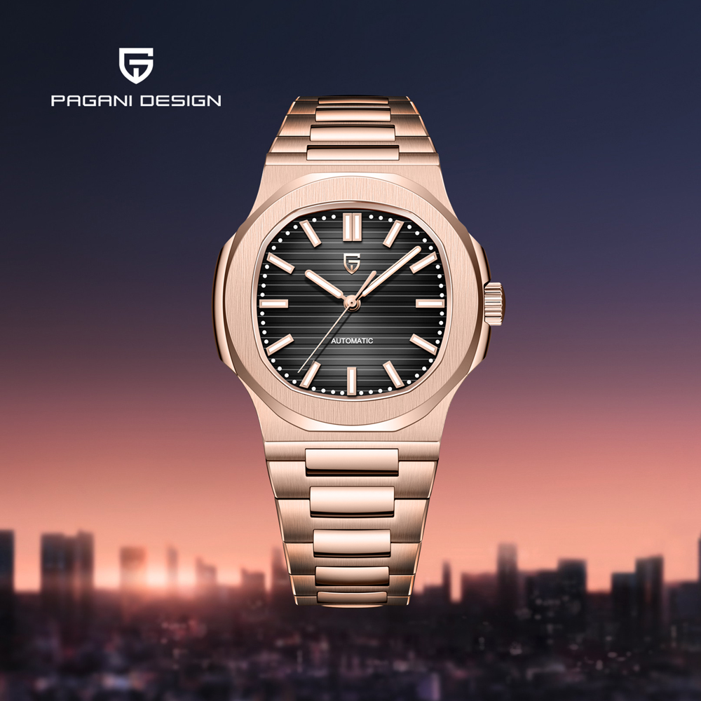 2025 New PAGANI DESIGN Rose Go - Patek Philippe Watch Nautilus review and price