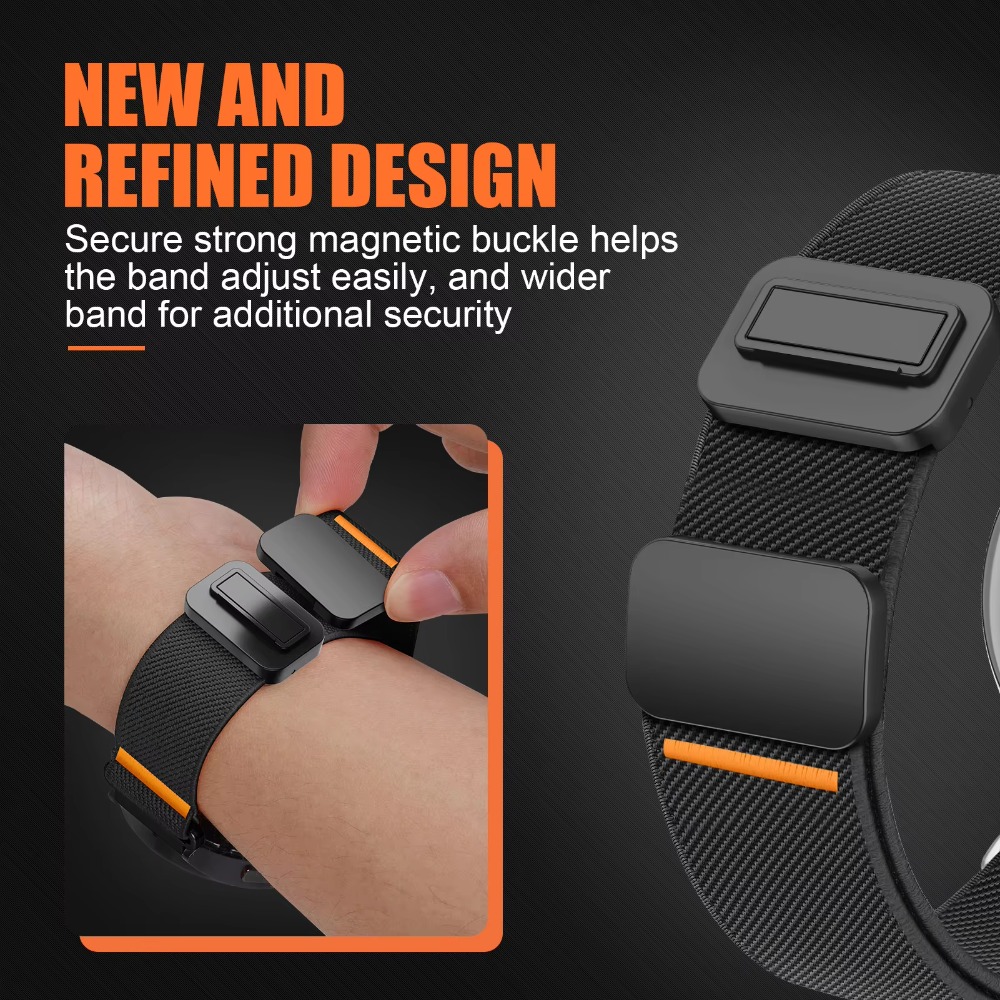 Magnetic Nylon Strap for Redmi - Parachute Strap Elastic review and price