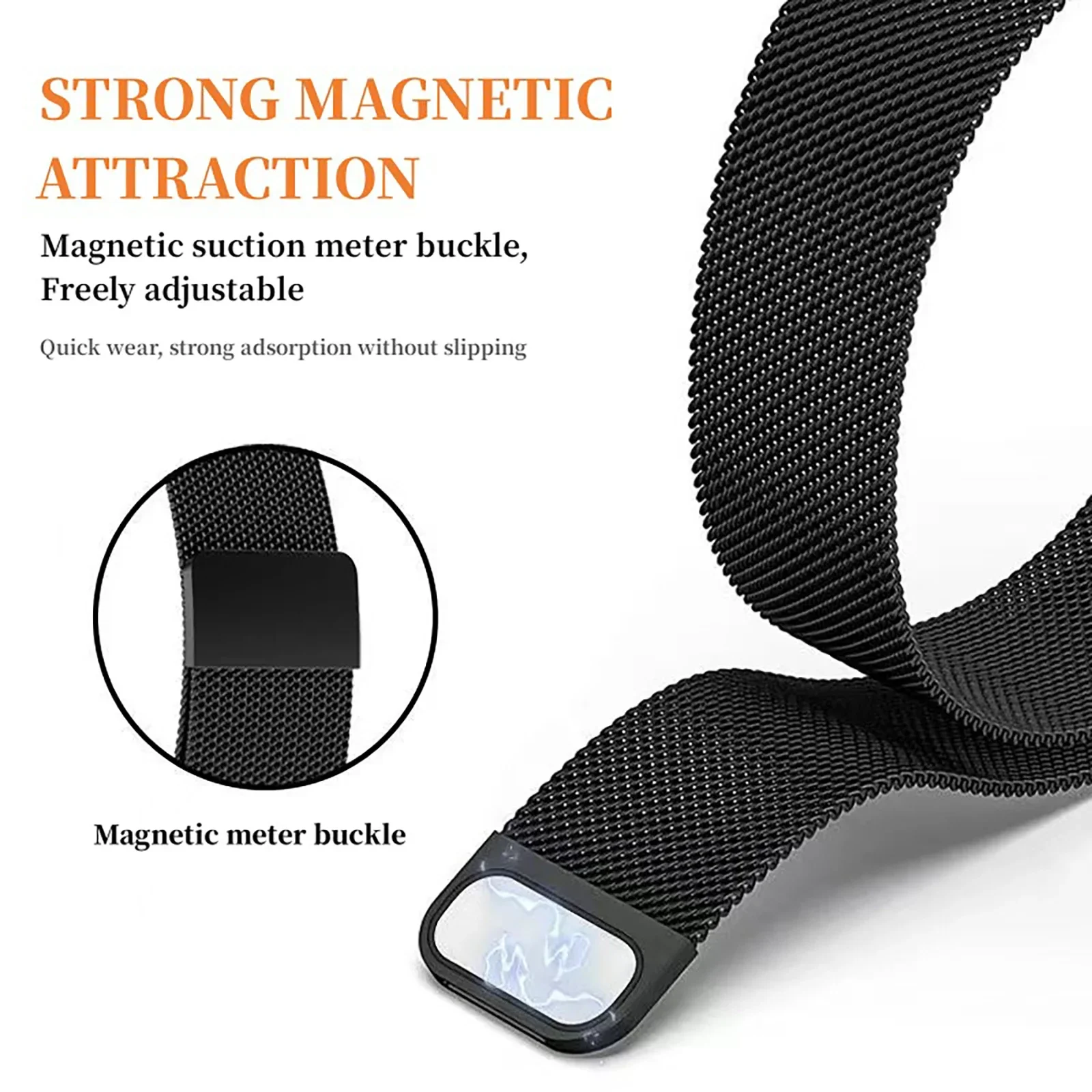 Milanese Loop Strap+TPU Case F - Milanese Loop Magnetic review and price