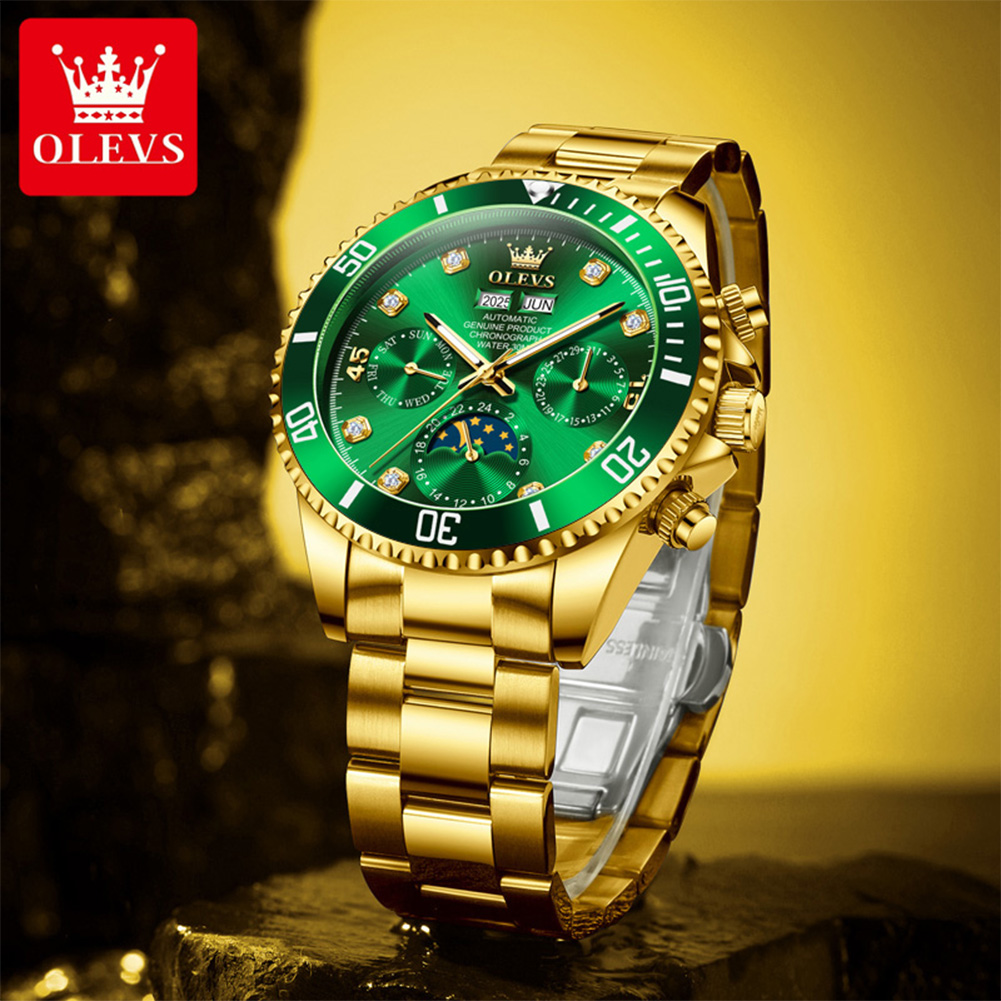 OLEVS 6729 Automatic Watch Man - Omega Watch Constellation review and price