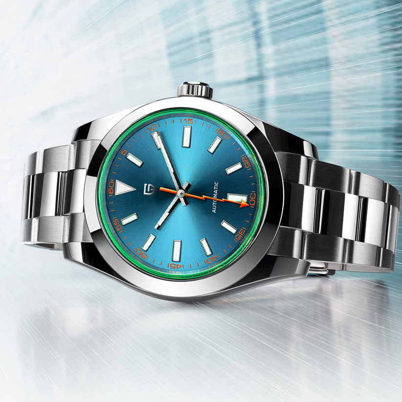 PAGANI DESIGN Green Glass Men' - Seiko Watch Presage review and price