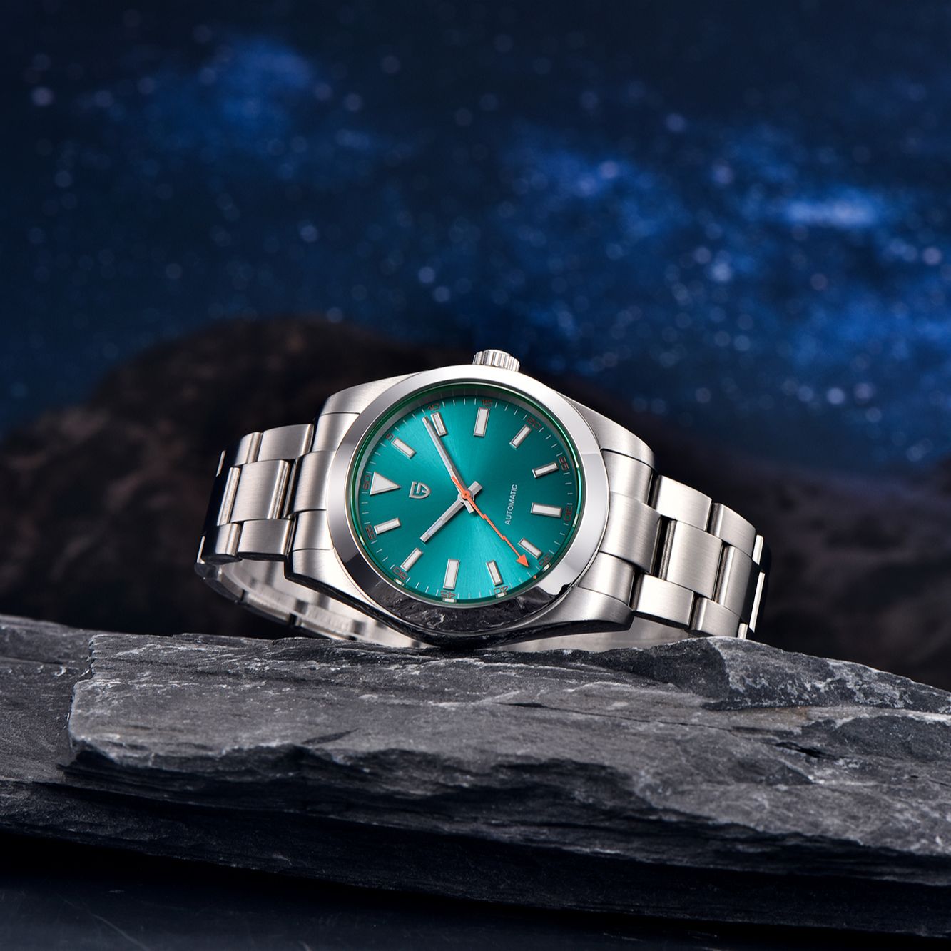 PAGANI DESIGN Green Glass Men' - Seiko Watch Presage review and price
