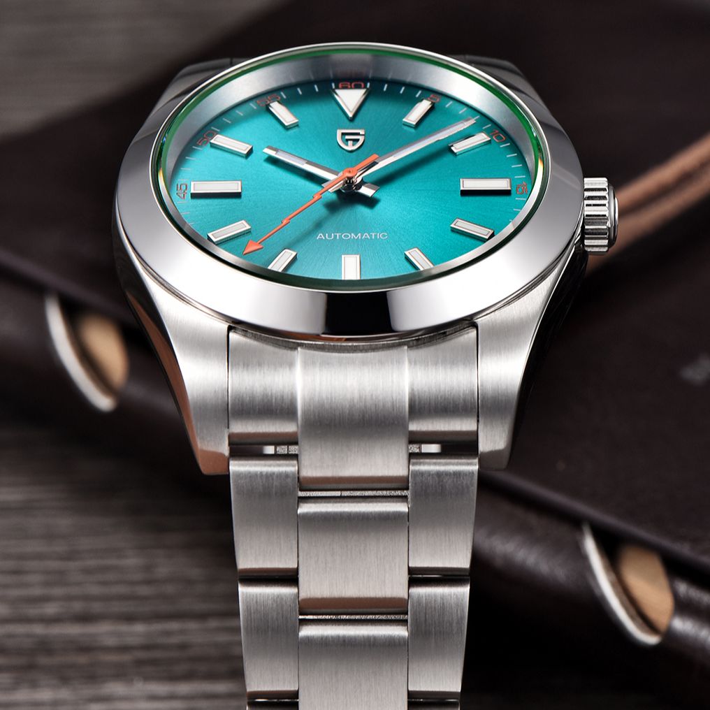 PAGANI DESIGN Green Glass Men' - Seiko Watch Presage review and price