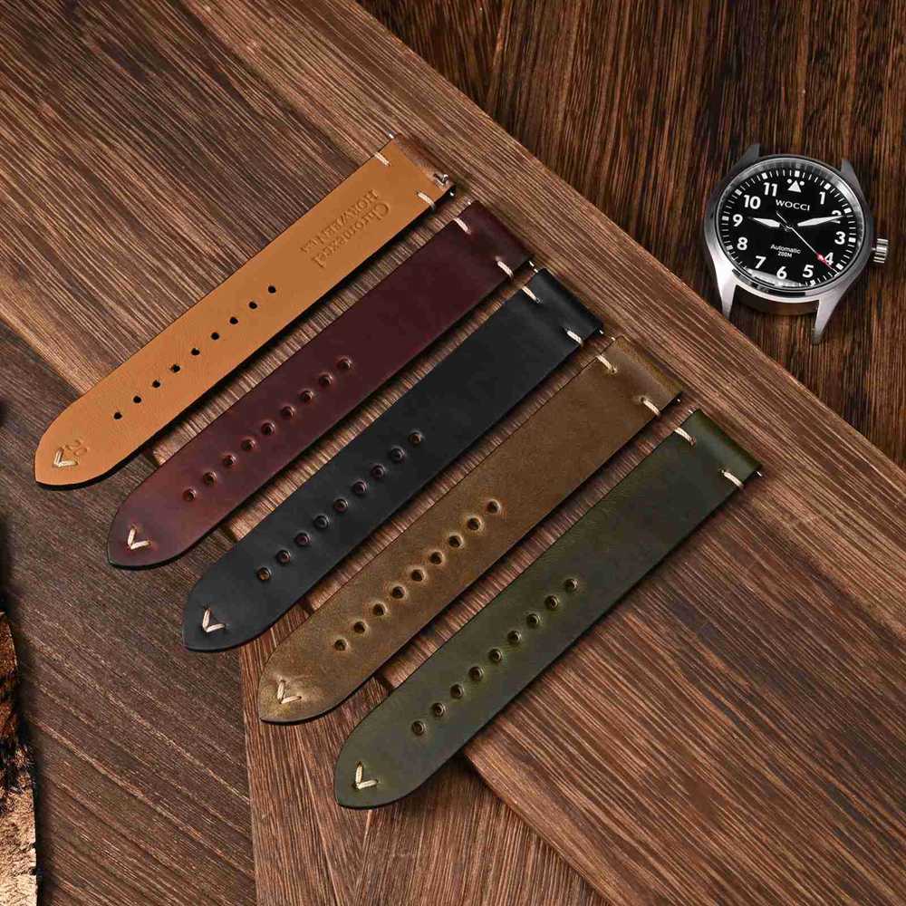 WOCCI Oil Wax Leather Watch St - Suede Strap Watch review and price